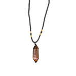 Raw Tiger's Eye Pendant Necklace-Natural Gemstone Healing Balancing Necklace-Meditation Grounding Calming Spiritual Protection Necklace Gift