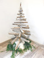 6 Ft Tall Driftwood Christmas Tree - Beach House Coastal Christmas Tree
