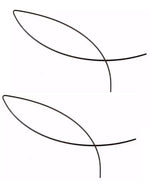 Drop and Dangle Fish Earrings - Jesus Fish Earrings