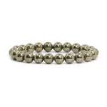 CZ Grain Lucky Pyrite Bracelet for Wealth & Prosperity- Protection Bracelet