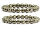 CZ Grain 2 Lucky Pyrite Bracelets for Wealth & Prosperity- Protection Bracelet