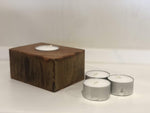 Reclaimed Barn Wood Prayer Candle