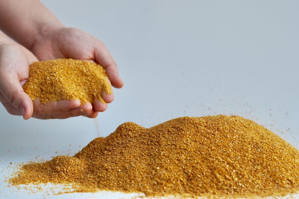 Dried Distillers Grain - Chickens, Ducks, Rabbit, Hamster, Quail Feed (12 Ounces)