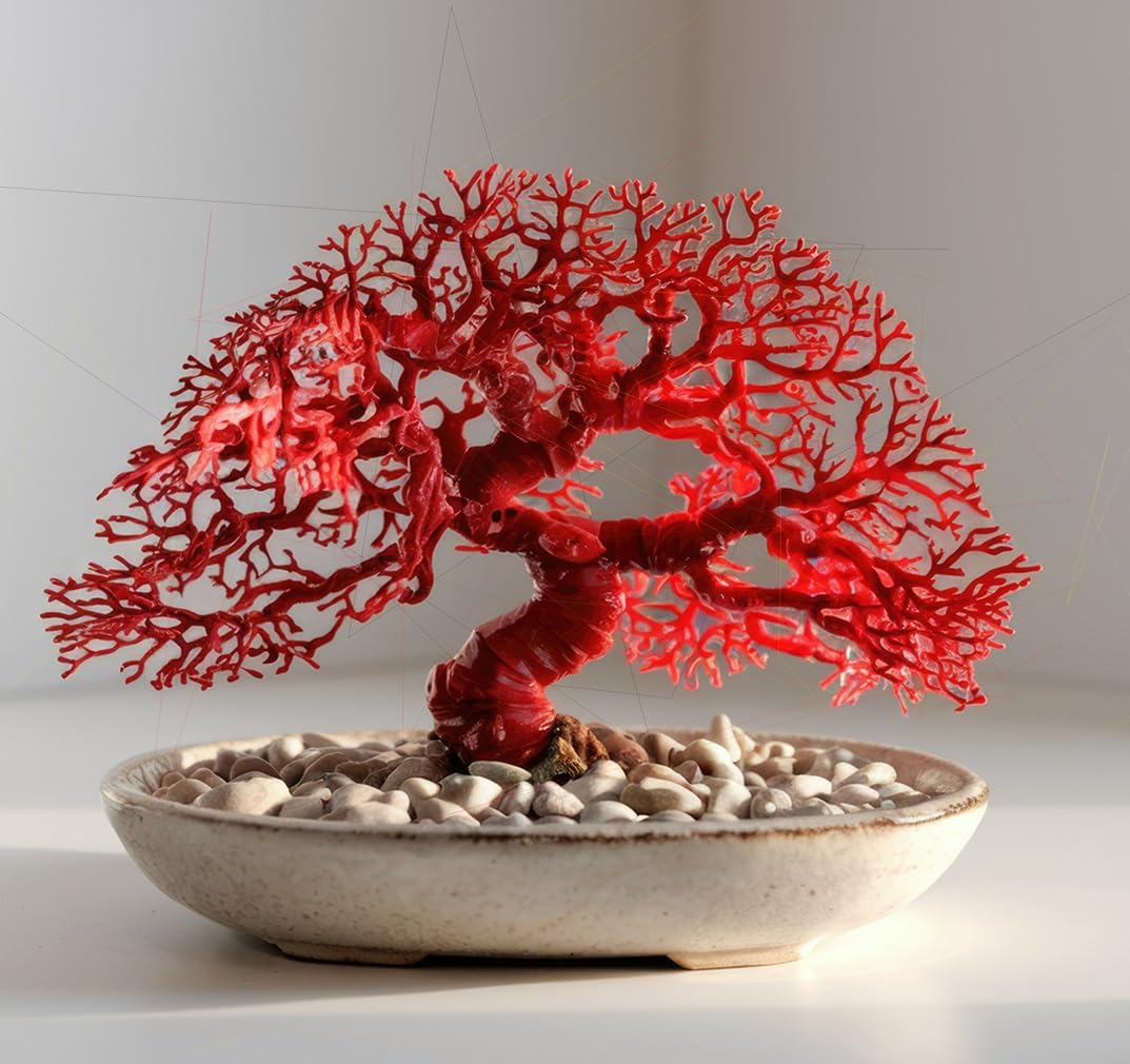 Heart of The Dragon Dogwood Bonsai Tree Cutting to Grow - Rare Vibrant Red Barked Bonsai