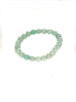CZ Grain Amazonite Soothing Crystal Chakra Bracelets for Men and Women Meditation and Calming
