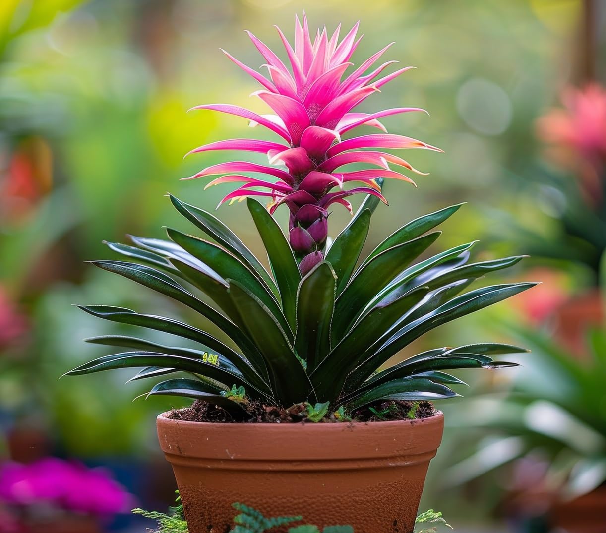 Wild Pineapple Bonsai Seeds for Planting (10 Seeds) - Bromelia Pinguin - Fun Indoor Plant