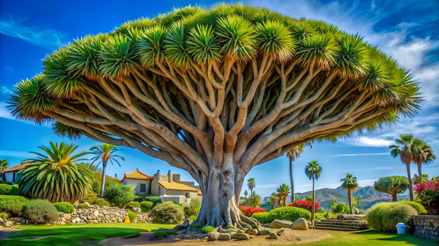 10 Dragon Blood Tree Seeds for Planting - Great for Bonsai - Dracaena Draco