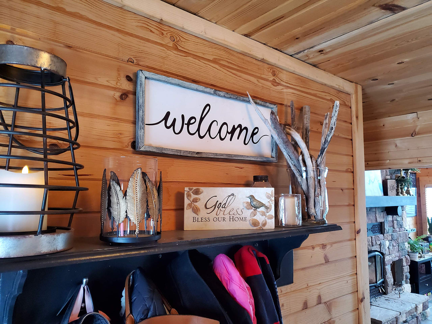 Driftwood Vase Filler Kit - (12 pieces) No Vase Included - 10-24 in. Pieces of Freshwater Driftwood for Centerpiece, Vase Filler, Wedding Beanch Decor-