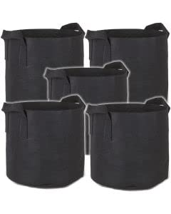 Giant 20 Gallon Heavy Duty Nursery Grow Bags - Great for Growing Trees, Bushes, Vegetable Plants or Flowers - Indoor or Outdoor Grow Containers
