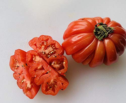Ruffled Tomato Seeds - 25+ Seeds to Grow - Exotic Heirloom Vegetable Seeds for Planting - Non-GMO