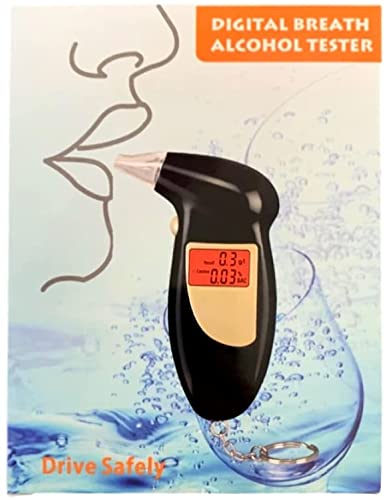 CZ Grain Keychain Breathalyzer - Ultra-Portable Pocket Keyring Alcohol Tester for Personal Use