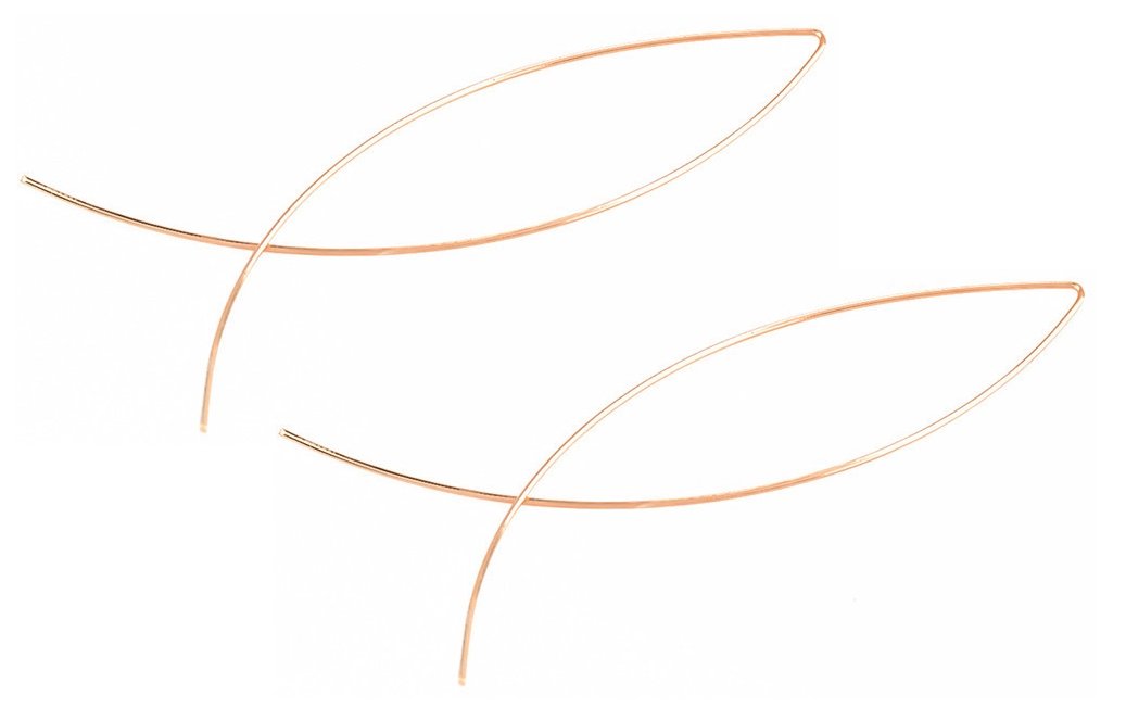 The Original Jesus Fish GHOTI Minimalist Christian Earrings in Gold