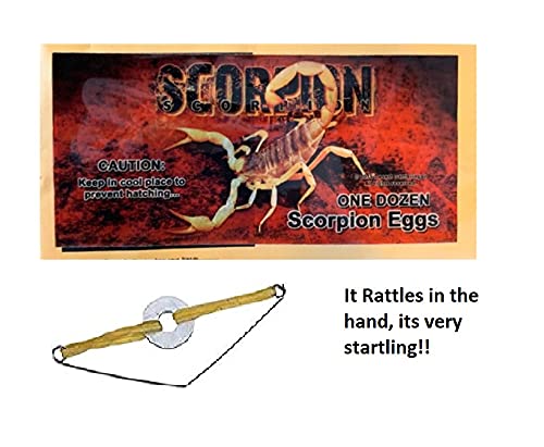 CZ Grain Scorpion Eggs Prank (2 Pack) - People Get Shook. Prank Stuff for Adults or Kids. - The Best Prank on The Planet. Reusable