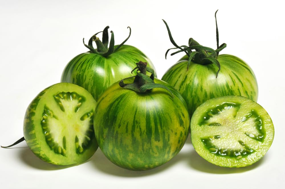 Green Zebra Tomato Seeds - 100+ Seeds, Delicious