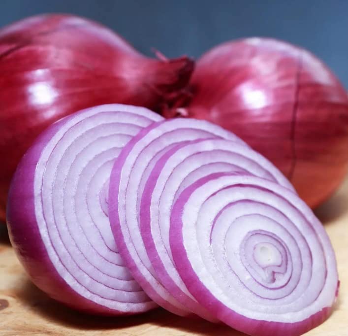 Red Onion Seeds for Planting | 500+ Seed | Grow Your Own Food, Cheeseburger and Salad Onions. Made in USA