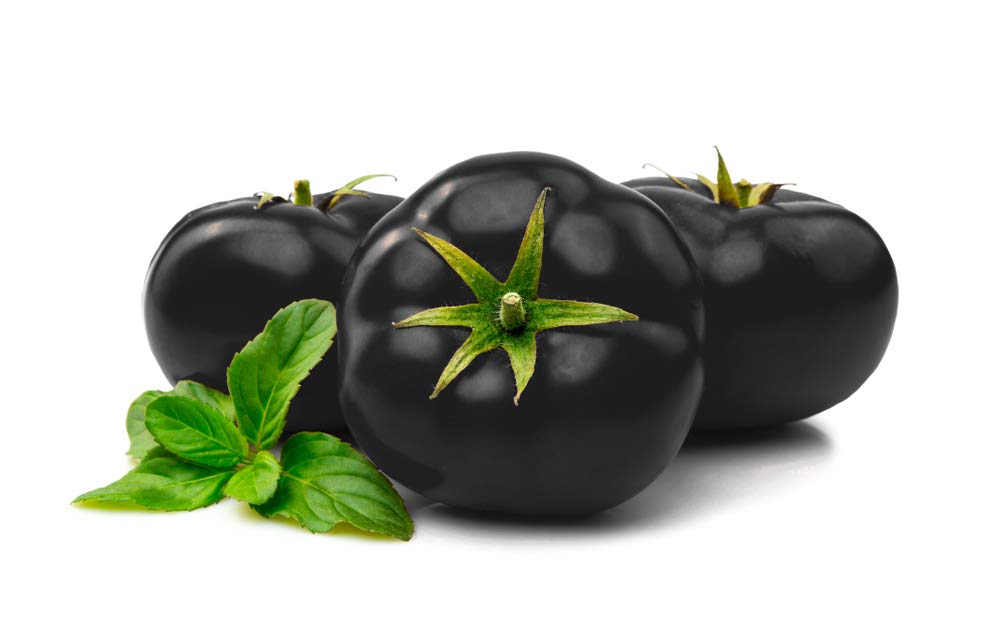 100 Black Cherry Tomato Seeds - Made in USA - Dwarf Fruit Seeds