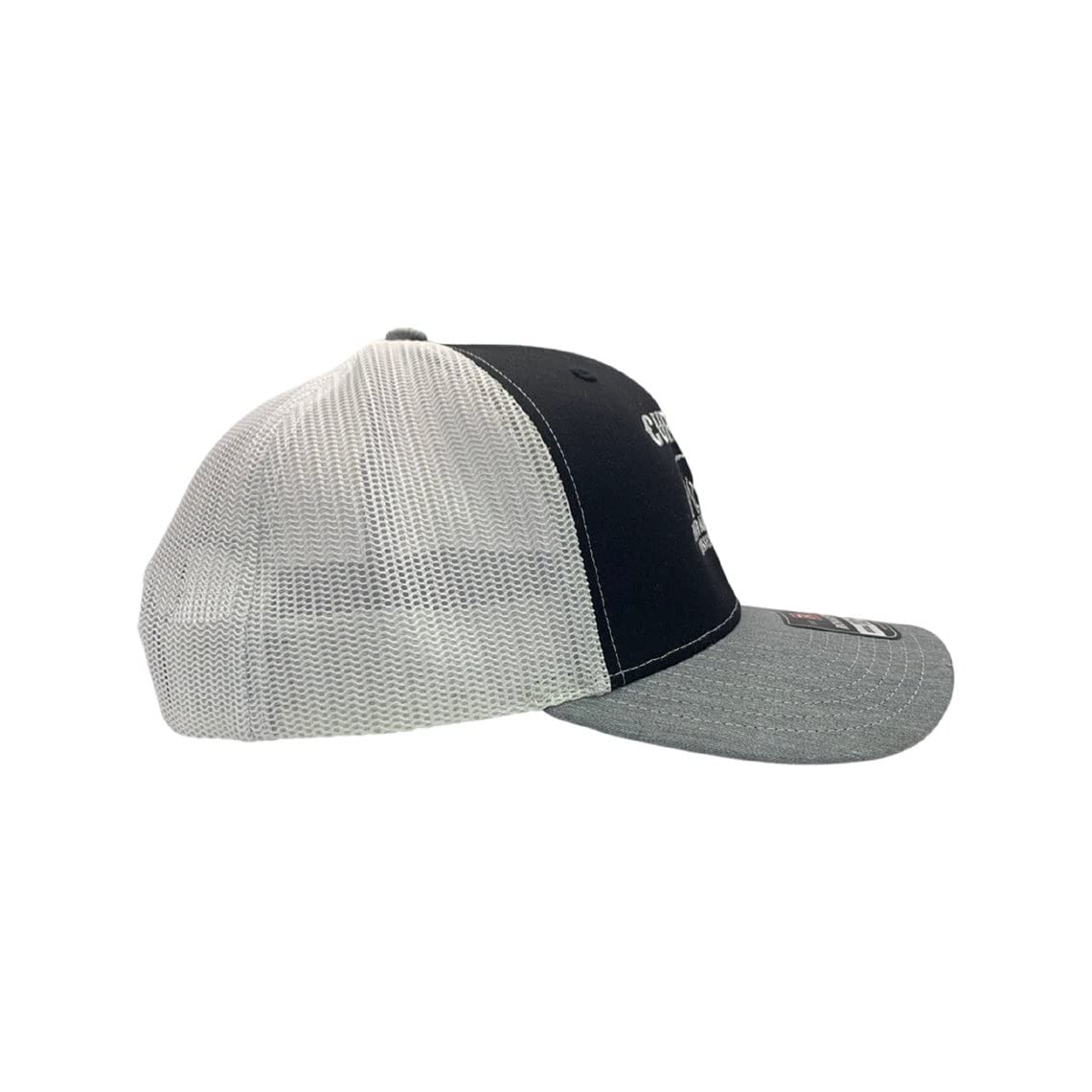 Curran Land & Cattle Trucker Hat - BTO Big Time Operator - Real Farm Hat from Iowa - Limited Edition Trucker Hat for Summer Black