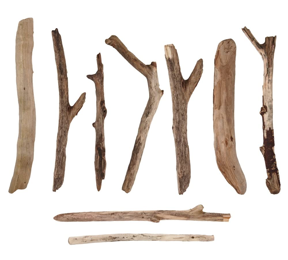 8 Pieces of Driftwood, 12-18 Inch Pieces - Vase Filler, Table Decor, Hard to Find, Hand Picked, Wedding, Venue Decor, Macrame