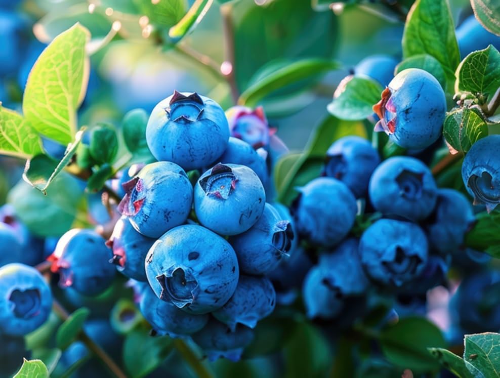 Blueberry Live Plant Seedlings for Growing (Jersey Blue) - Grow Delicious Berry Plants