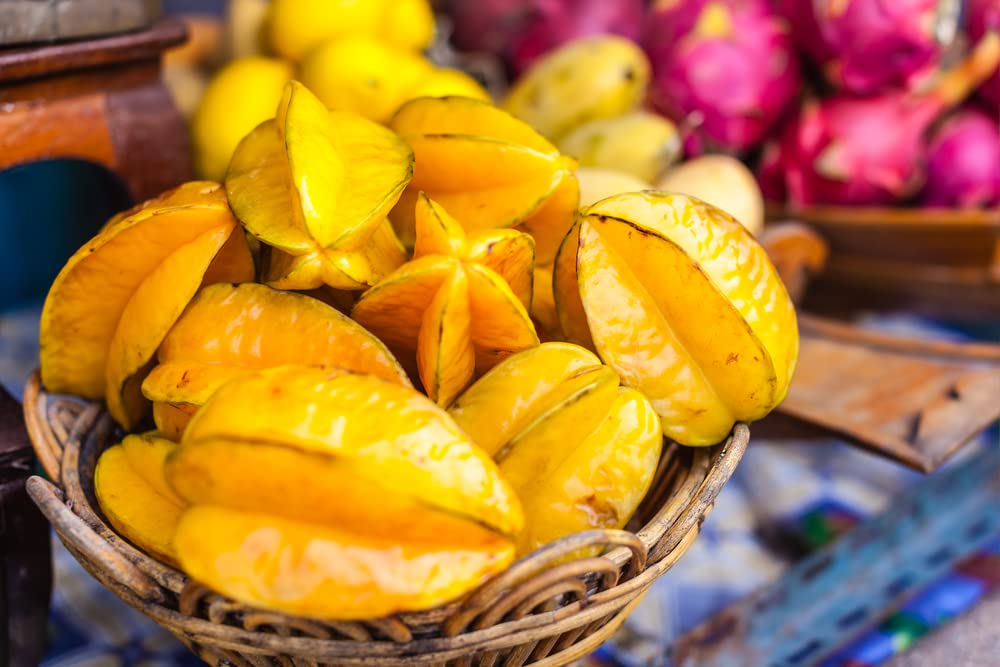 2 Starfruit Seeds for Planting - Shipped Wet and Ready to Plant - Grow 2 Starfruit Trees