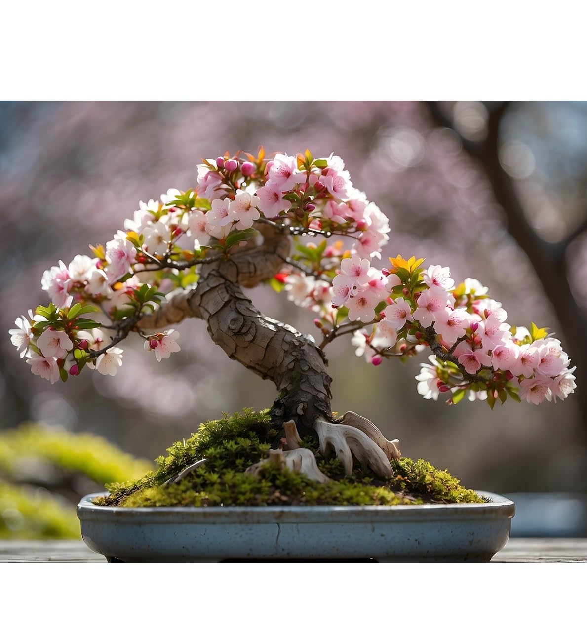 20 Pink Flowering Cherry Blossom Rare Bonsai Seeds - Pink Flowering Tree, Sakura Bonsai Seeds