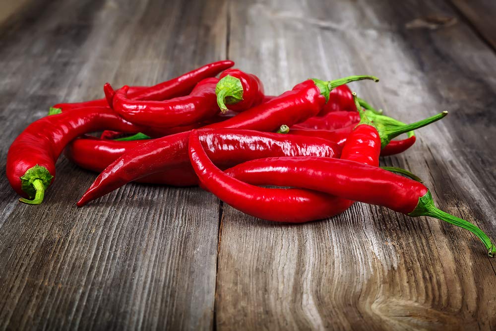 Red Hot Thai Pepper Seeds for Planting - 100+ Seeds - Hot Pepper for Cooking, Eating, Salads