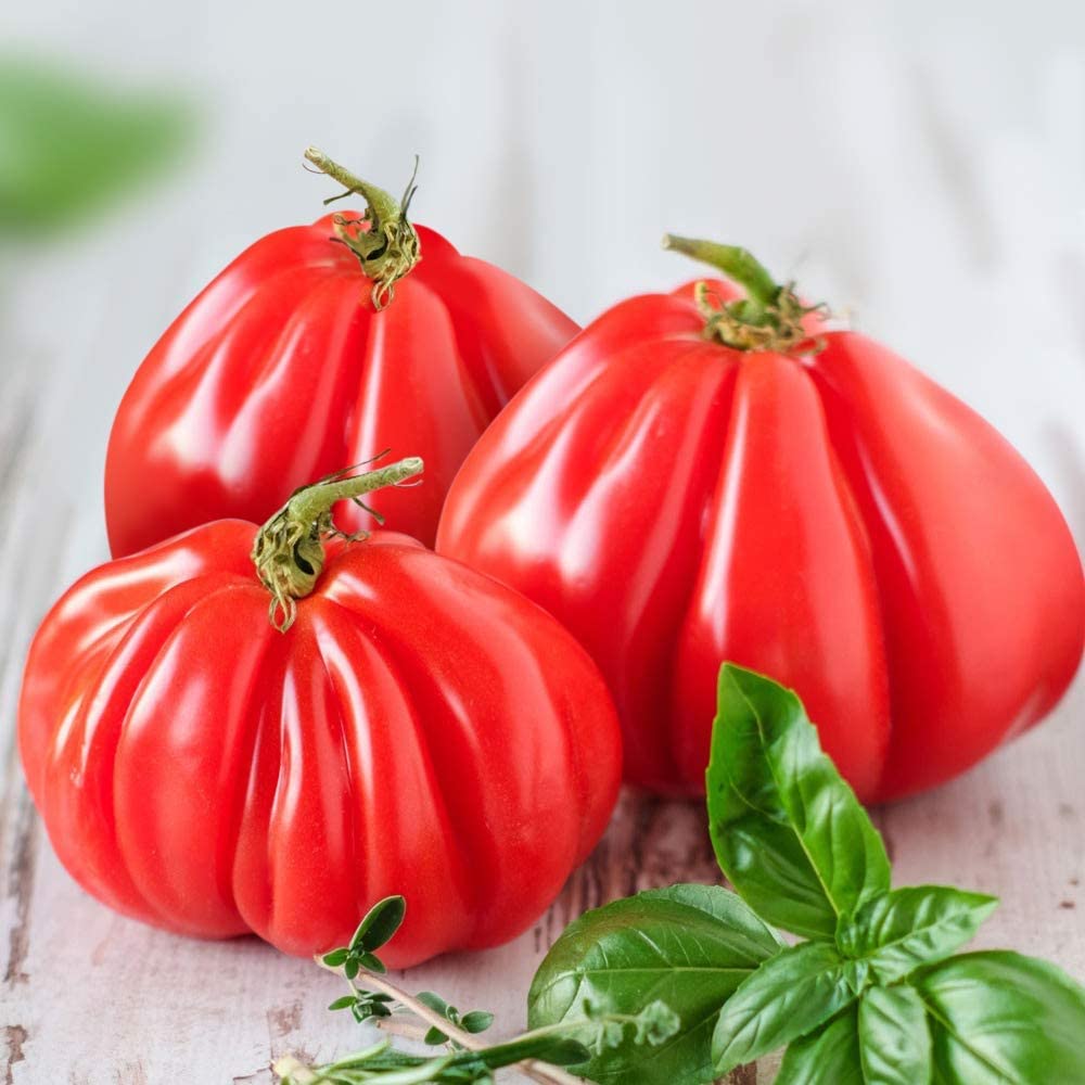 Ruffled Tomato Seeds - 25+ Seeds to Grow - Exotic Heirloom Vegetable Seeds for Planting - Non-GMO