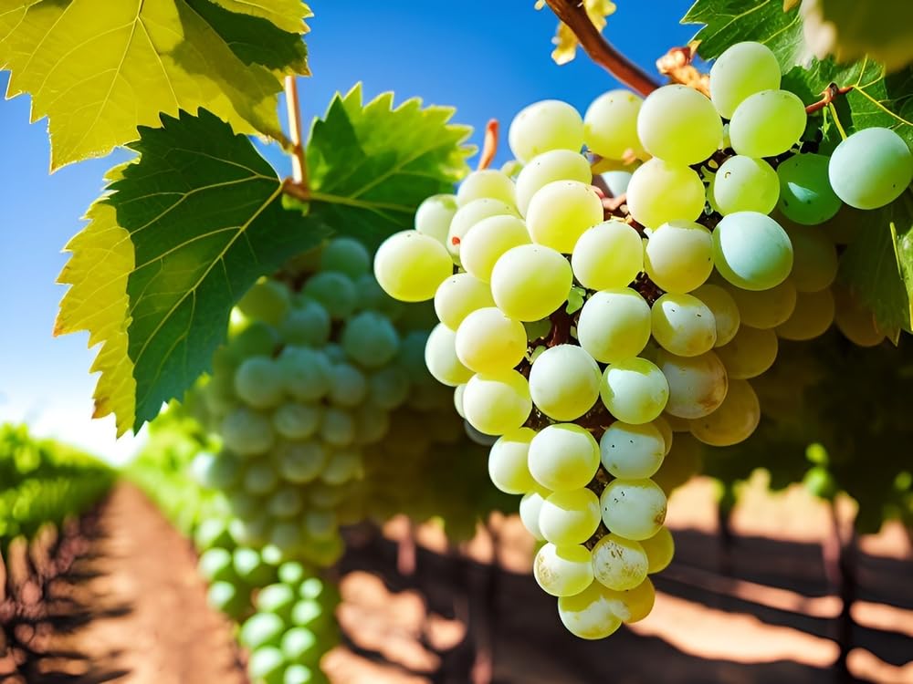 White Grape Vine Plant for Growing- 1 Year Seedling of Niagra White Grape - Ready to Plant
