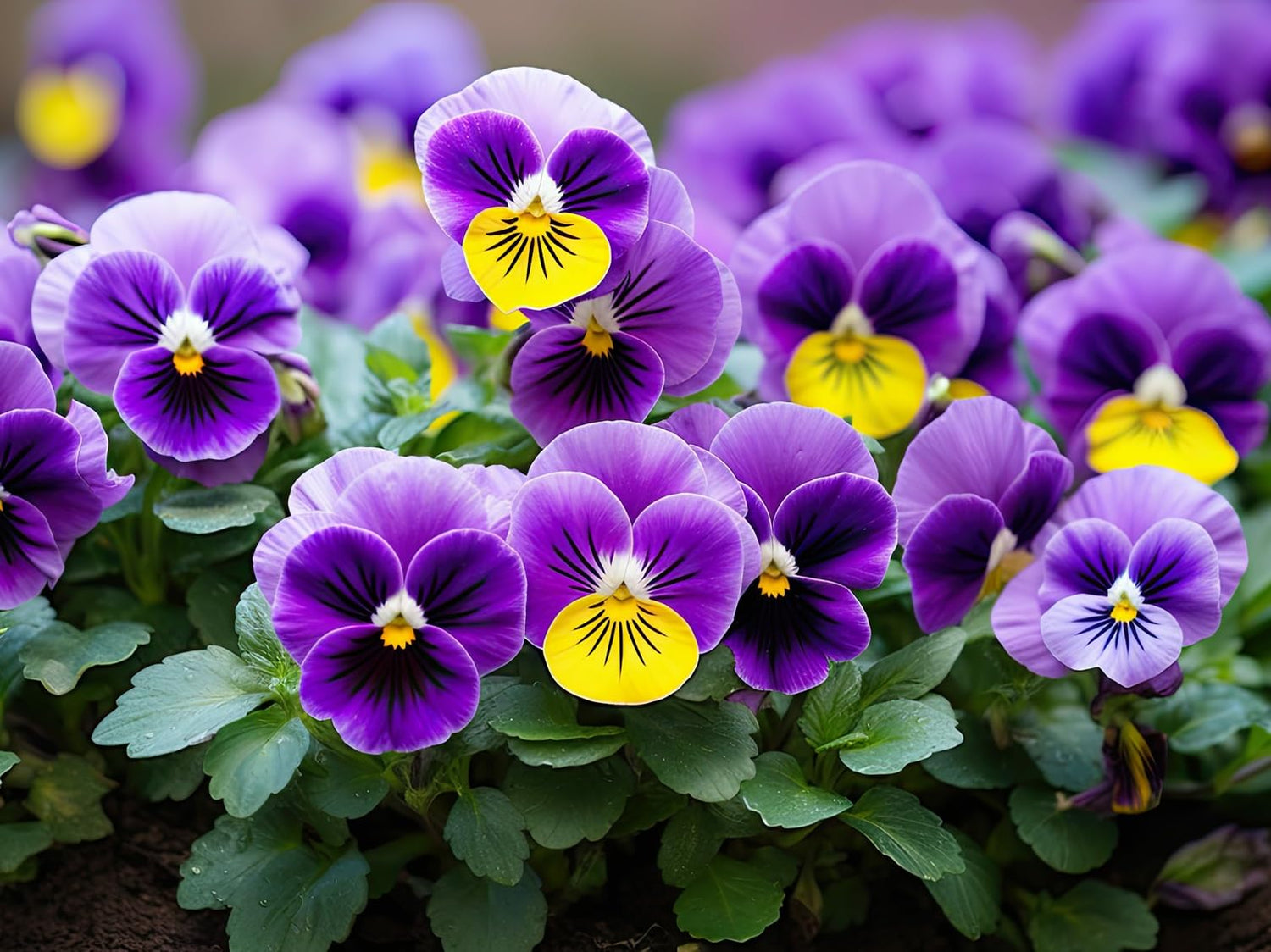 500 Johnny Jump Up Pansy Flower Seeds - Very Easy to Grow