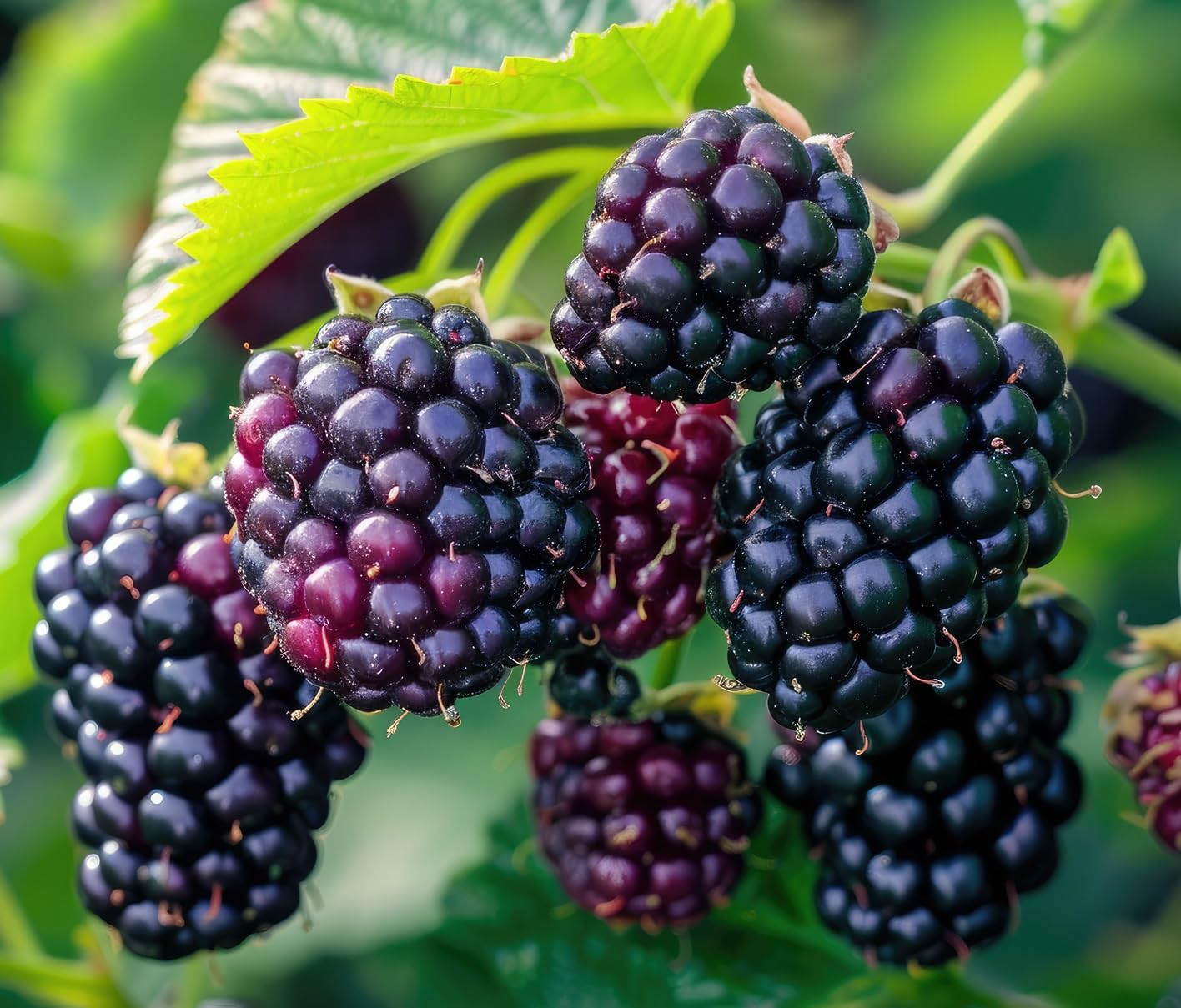 Thornless Arapaho BlackBerry Seedlings for Planting - Rooted and Ready to Plant