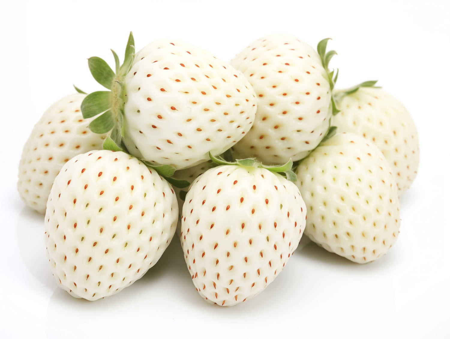 White Strawberry Plants for Growing - White Pineberry are Tasty and High Yielding Each Season
