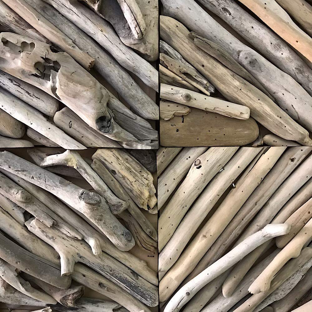 Driftwood Decor Bundle - (10 Pieces) 12-18 inches Long, Approx 1 inch Thick