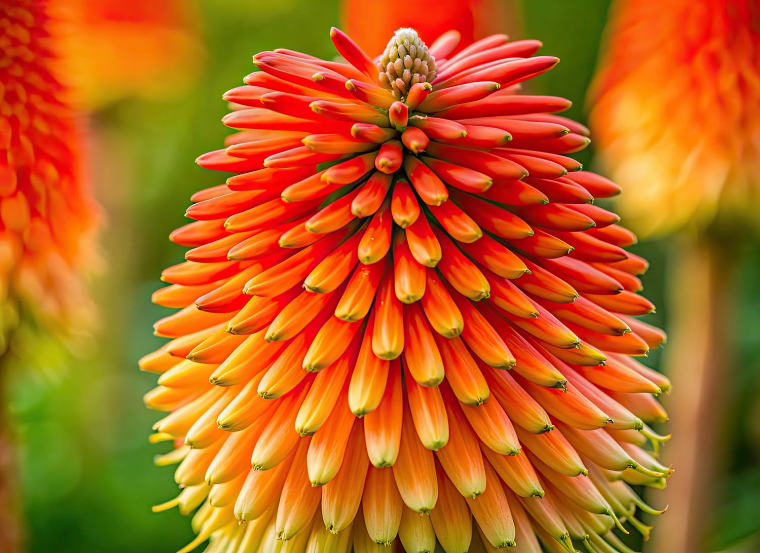 Torch Lily Seeds for Planting (30 Seeds) - Stunning Red and Yellow Torch Shaped Blooms