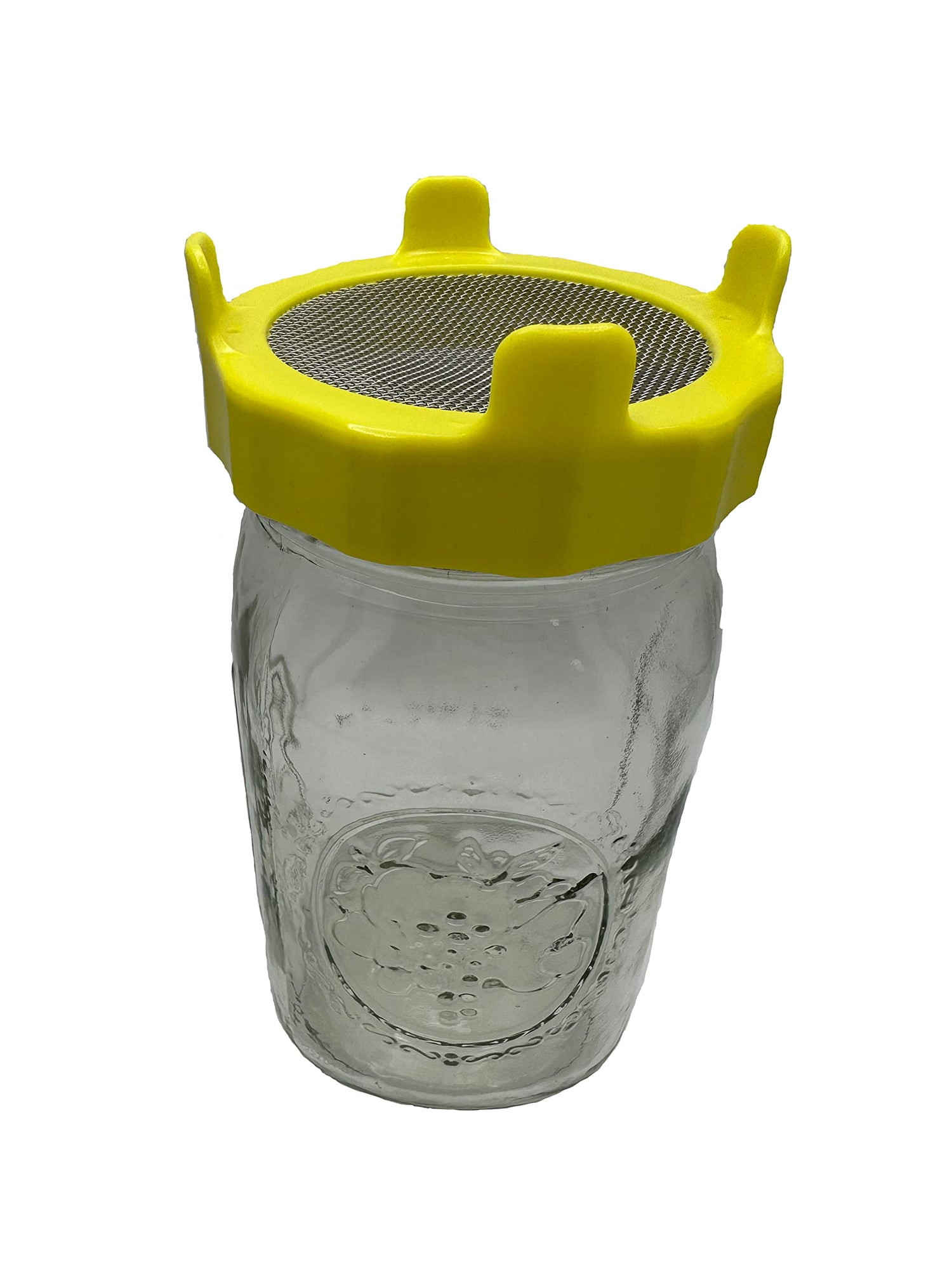 CZ Grain Mason Jar with Screen Lid - Glass Jar for Planting Microgreens (One Sprouting Jar)