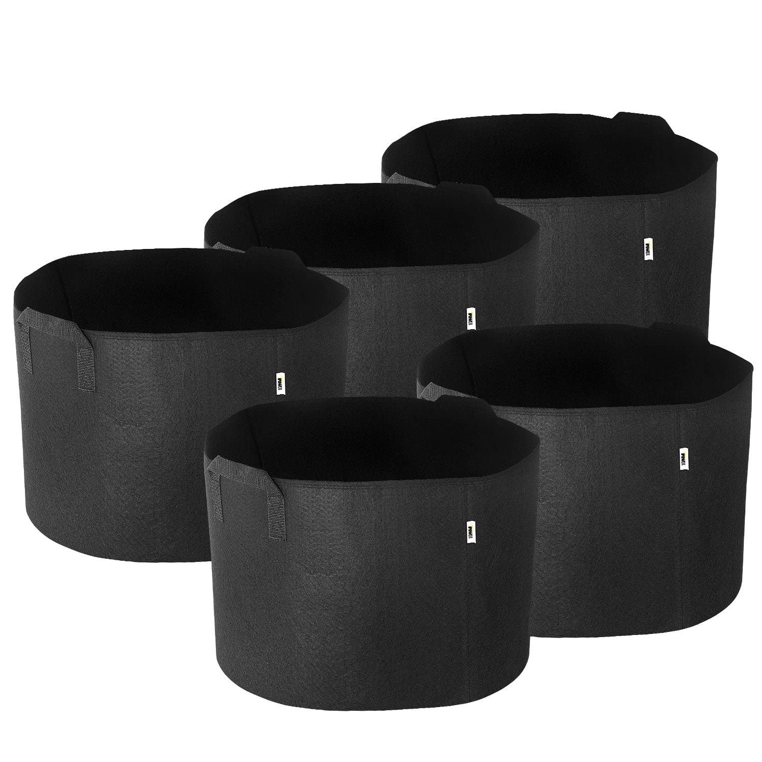 Giant 20 Gallon Heavy Duty Nursery Grow Bags - Great for Growing Trees, Bushes, Vegetable Plants or Flowers - Indoor or Outdoor Grow Containers