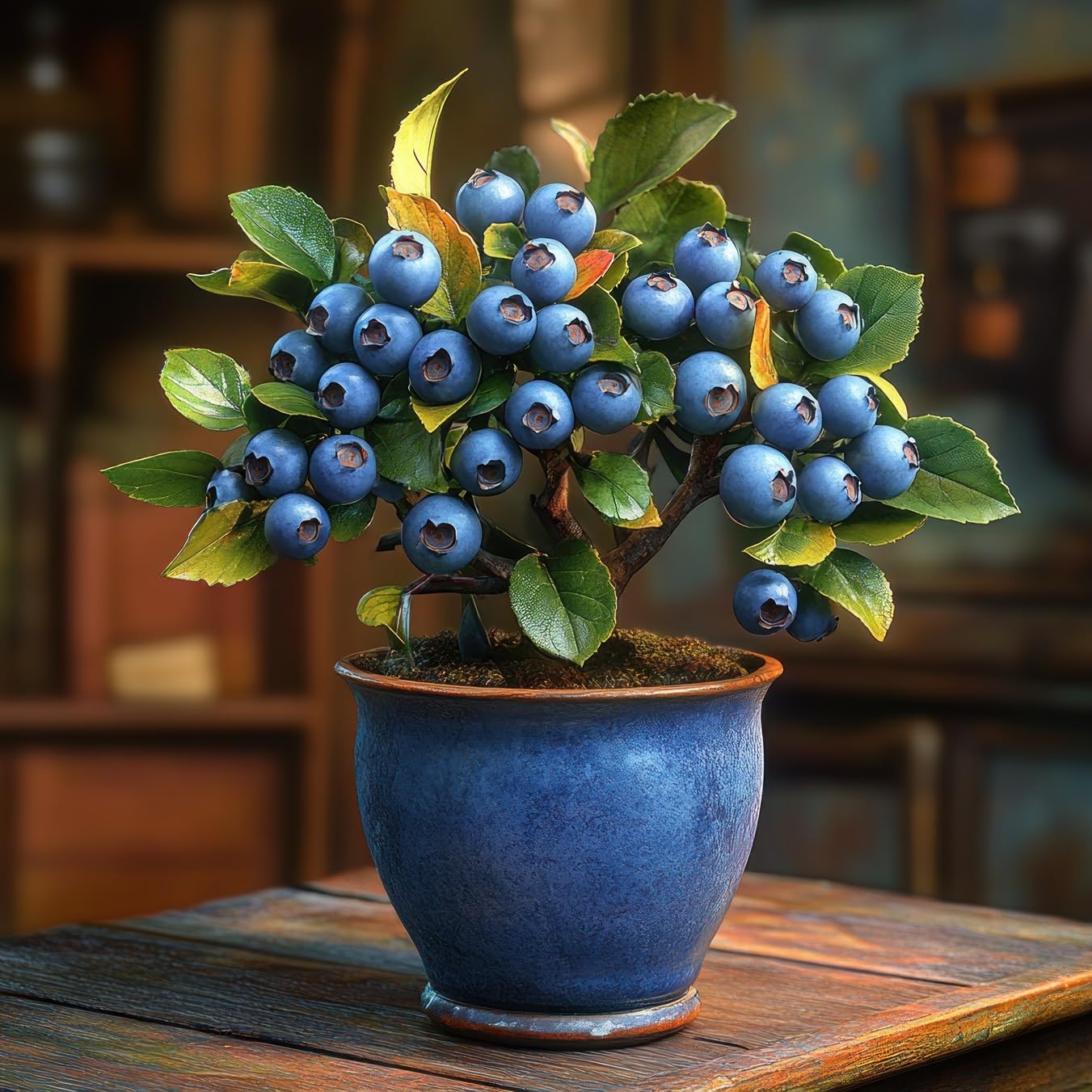 Blueberry Bonsai Tree Seeds for Planting (50 Seeds)