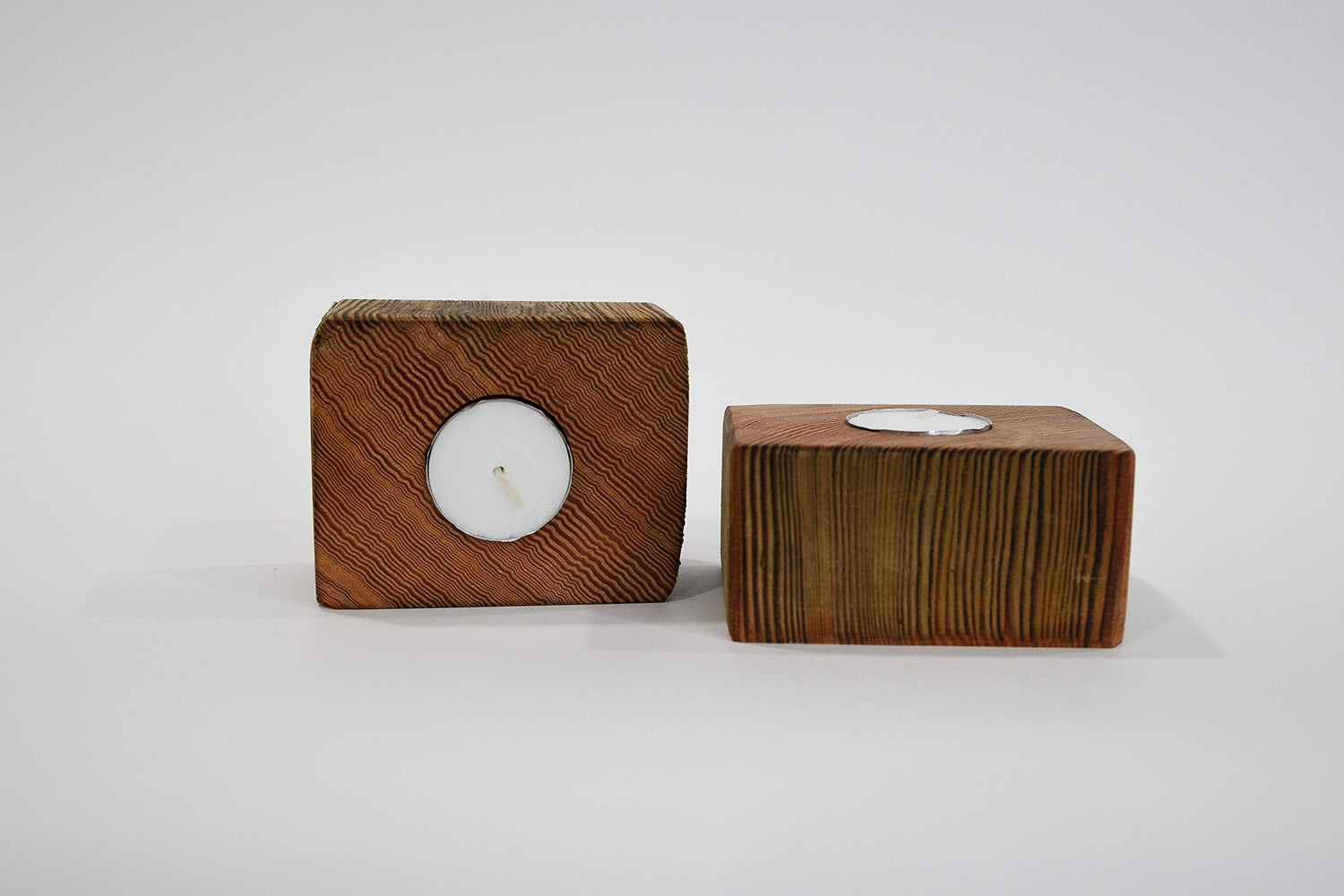 Prayer Candle | 2 Pack | Handmade fro Reclaimed Barn Wood