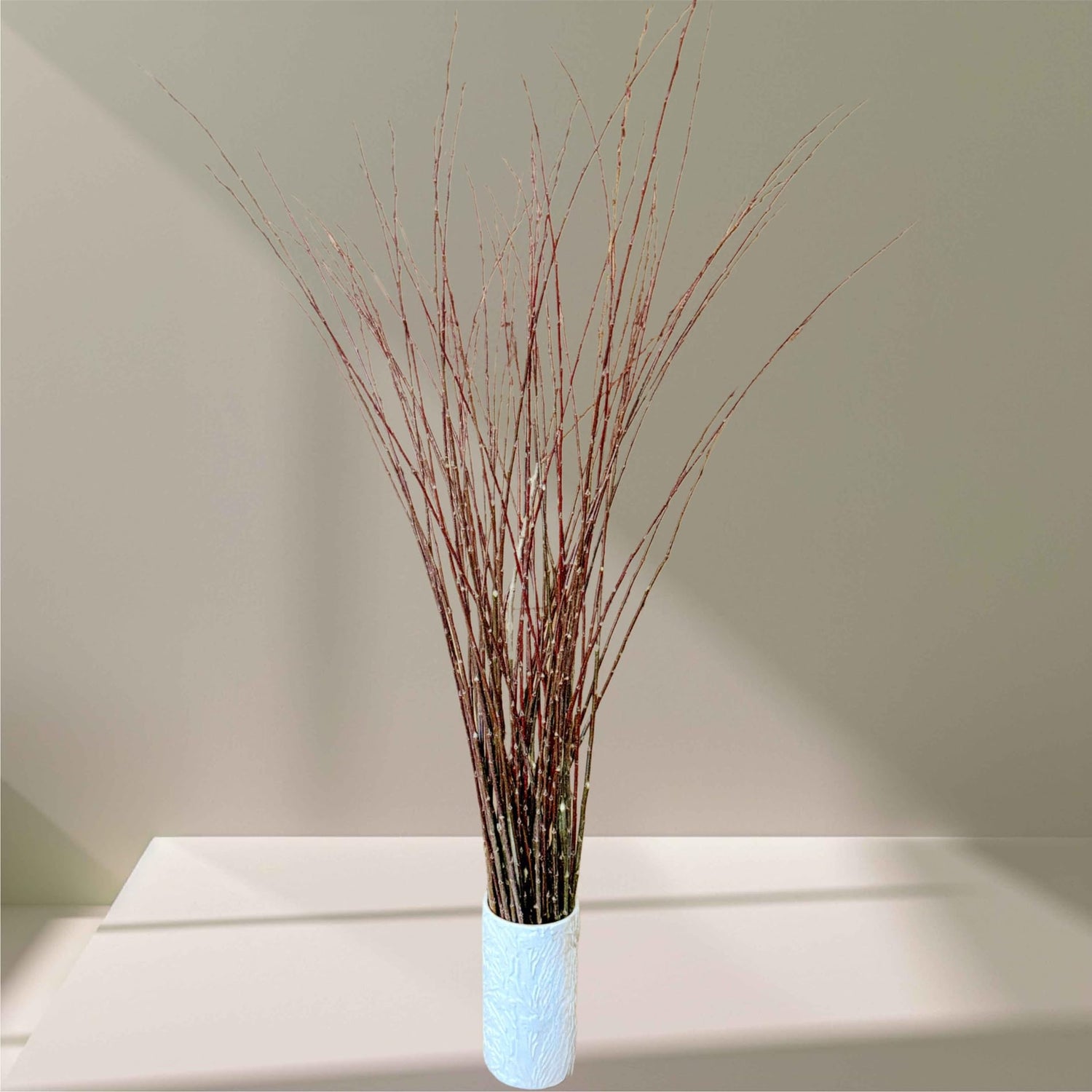 CZ Grain Willow Branches Decor - 36 Inches Long - Vase Filler, Wedding or Event Decoration