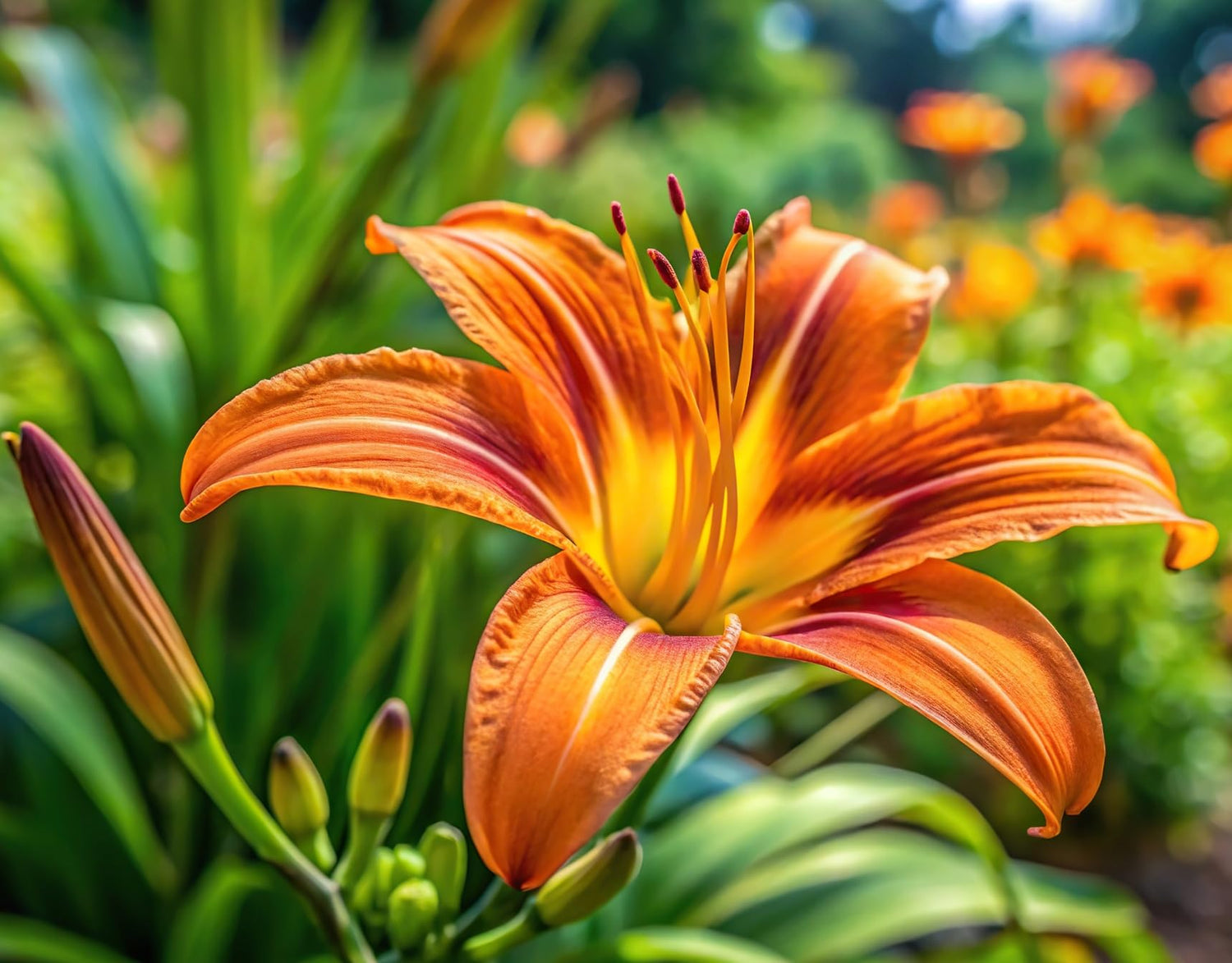 Orange Eremo Lily Bulbs for Planting - Perennial Lilium Bulbs