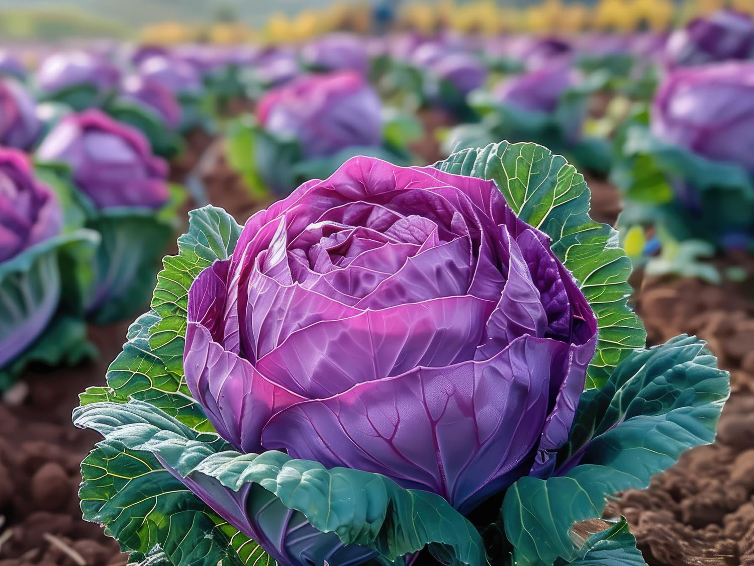 Purple Cabbage Seeds for Planting - 50 Seeds