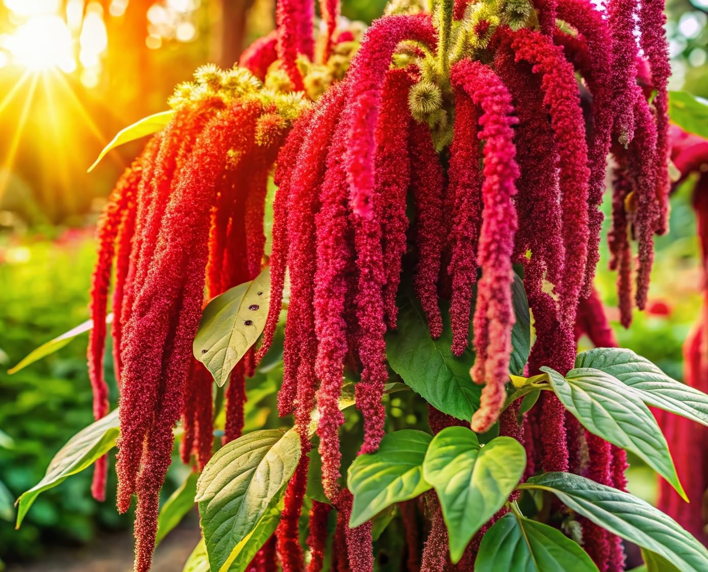 100+ Love Lies Bleeding Seeds - Non-GMO Seeds - Amaranth Flowers
