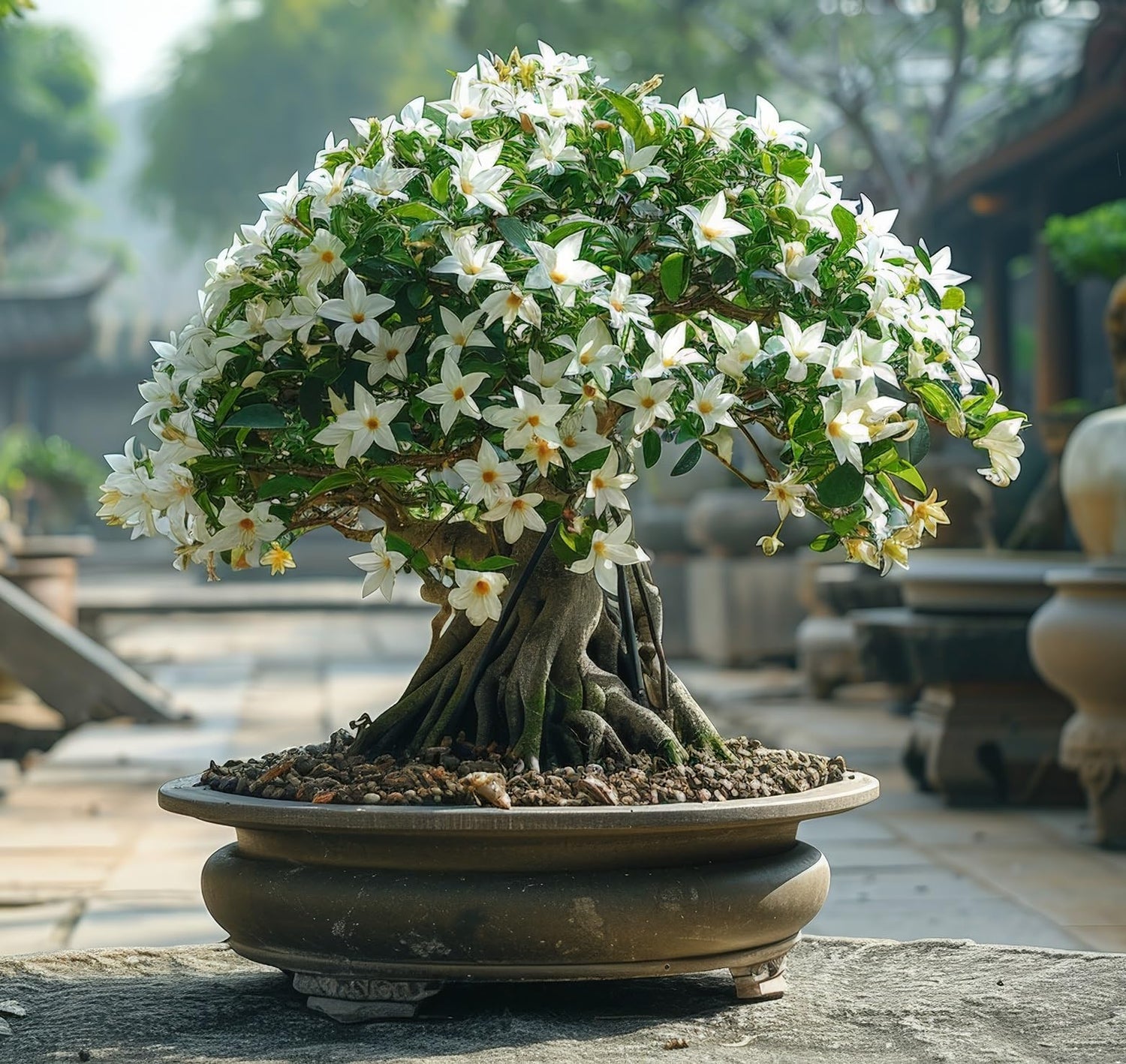 30 Cape Jasmine Bonsai Tree Seeds for Planting - Flowering Bonsai - Gardenia jasminoides