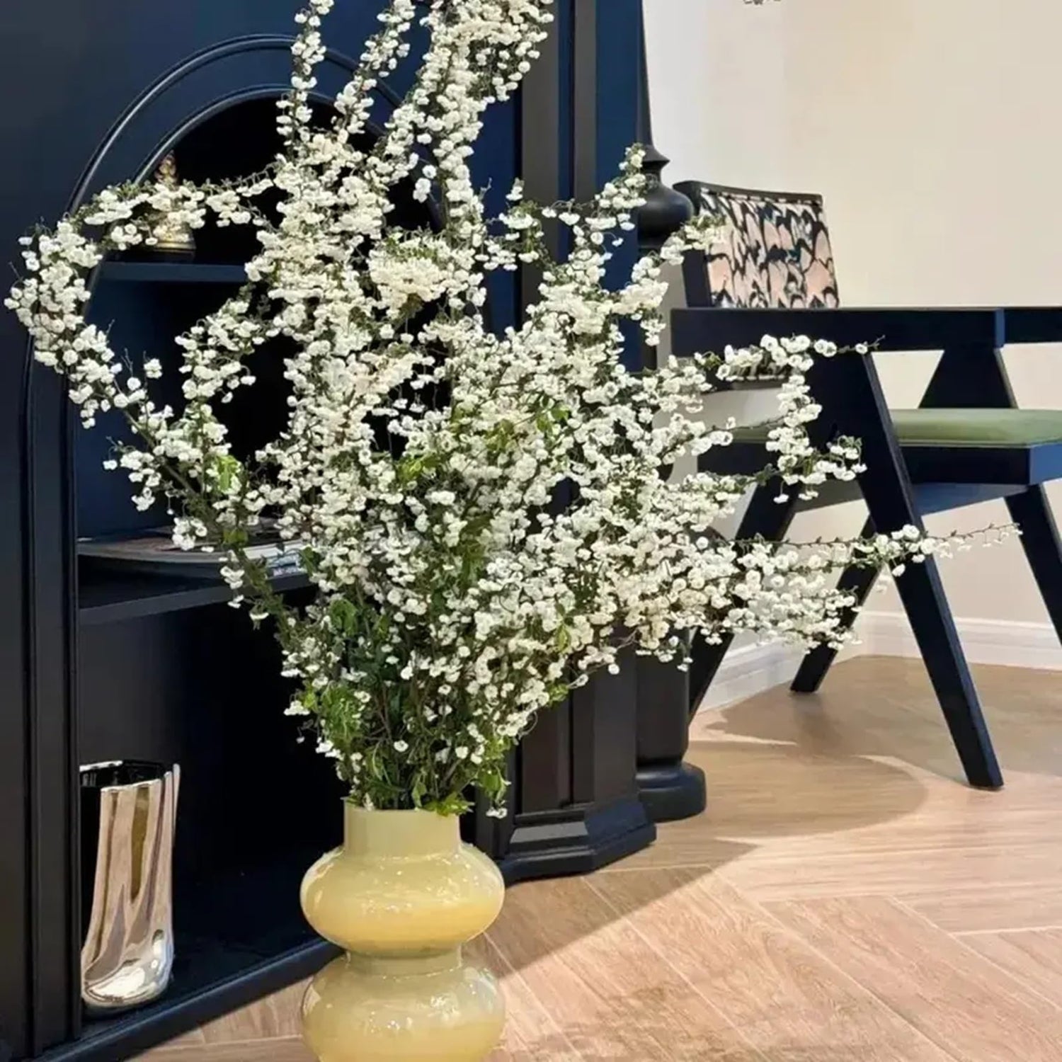 CZ Grain Snow Willow Branches Living Vase Decor - Grows in Just Water for Weeks - Approx 30 Inches Tall