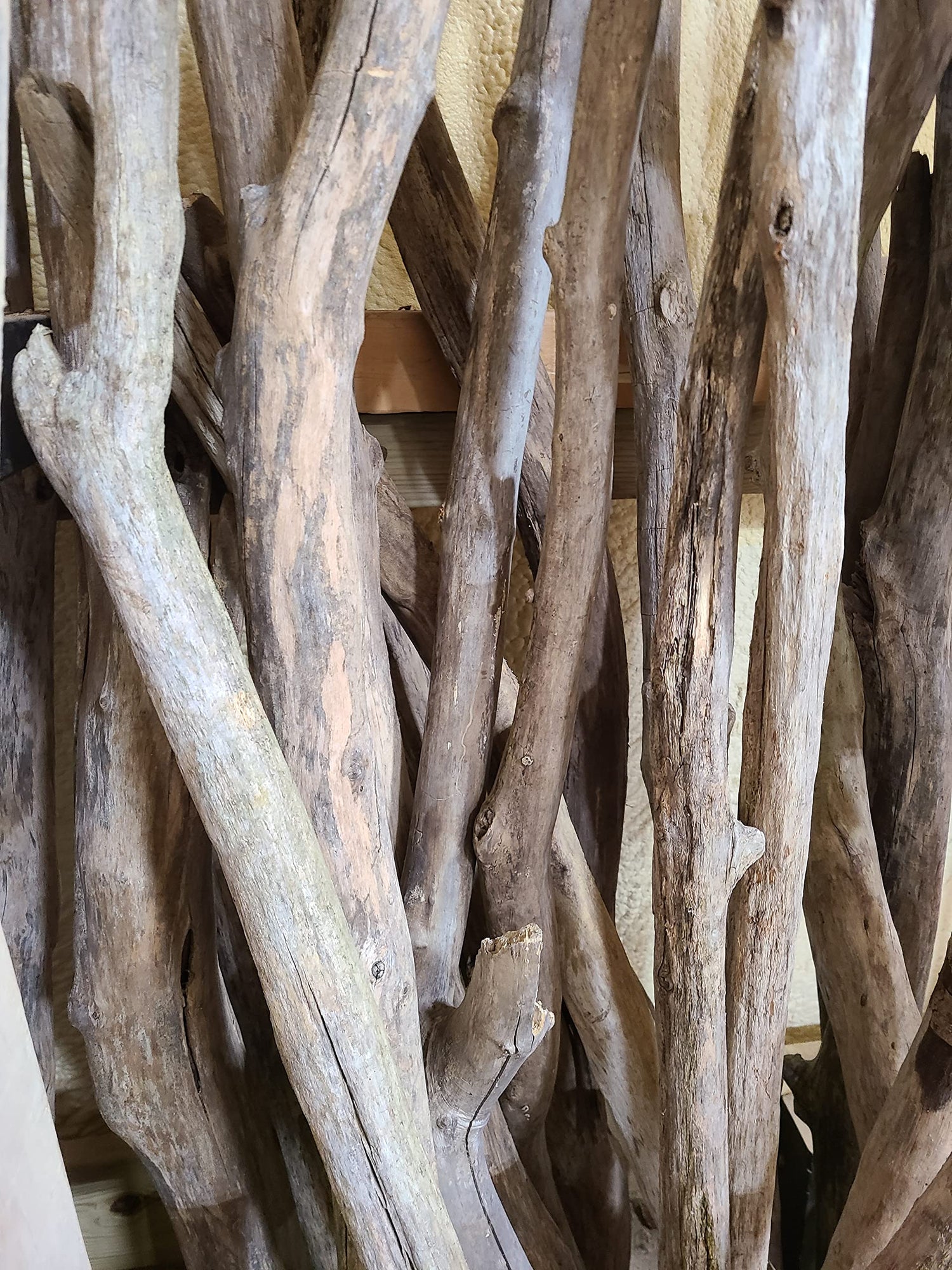 One Driftwood Pole - You Pick The Size - Rod Hanging Weaving Macrame DIY Closet Nursery Shower Craft, Wedding Decor, Vase Filler, Beach House, Boho