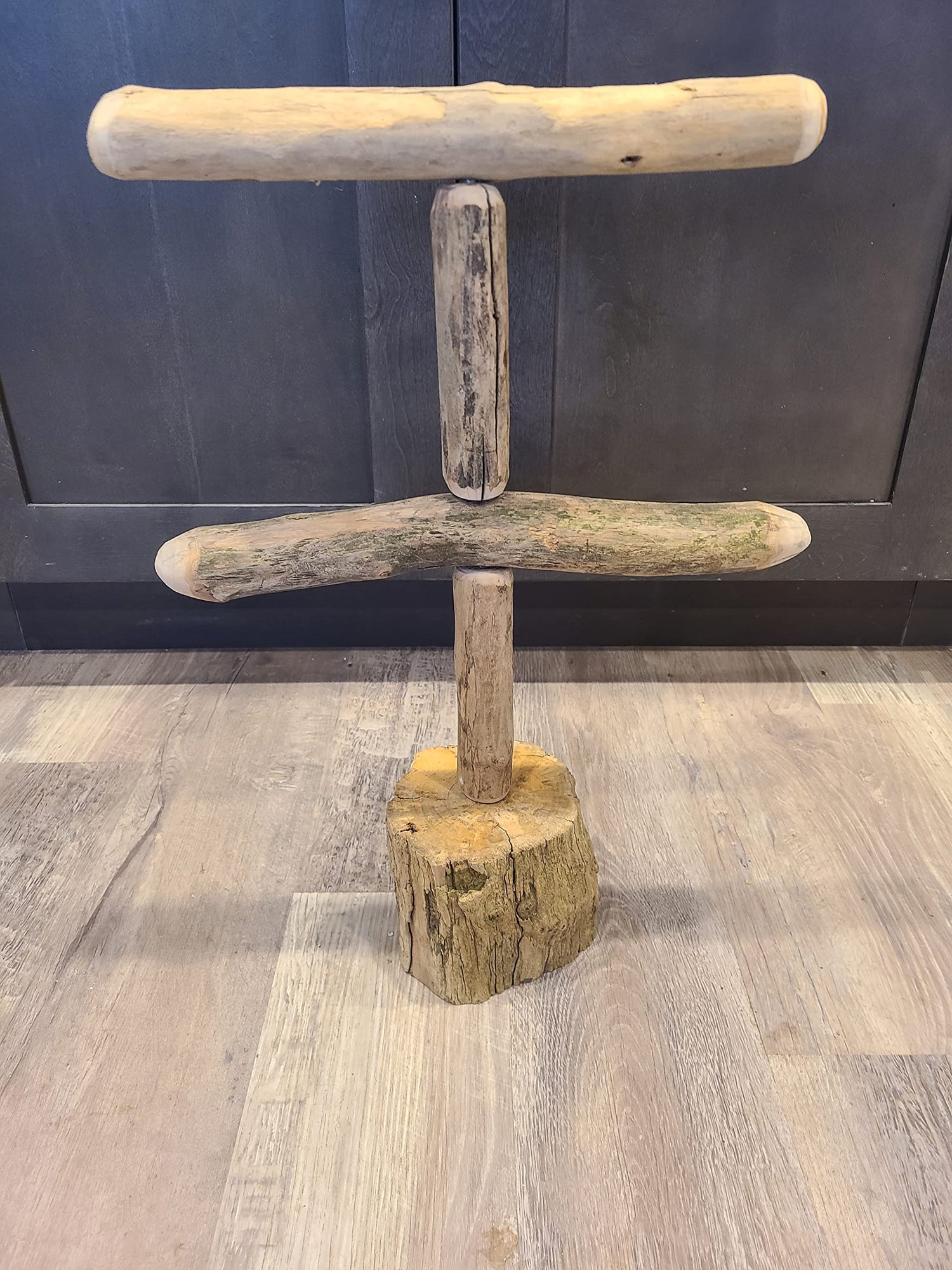 Natural Driftwood Perch - Comes Assembled - Great for Birds, Snakes, Little Monkeys, Owl to Perch -