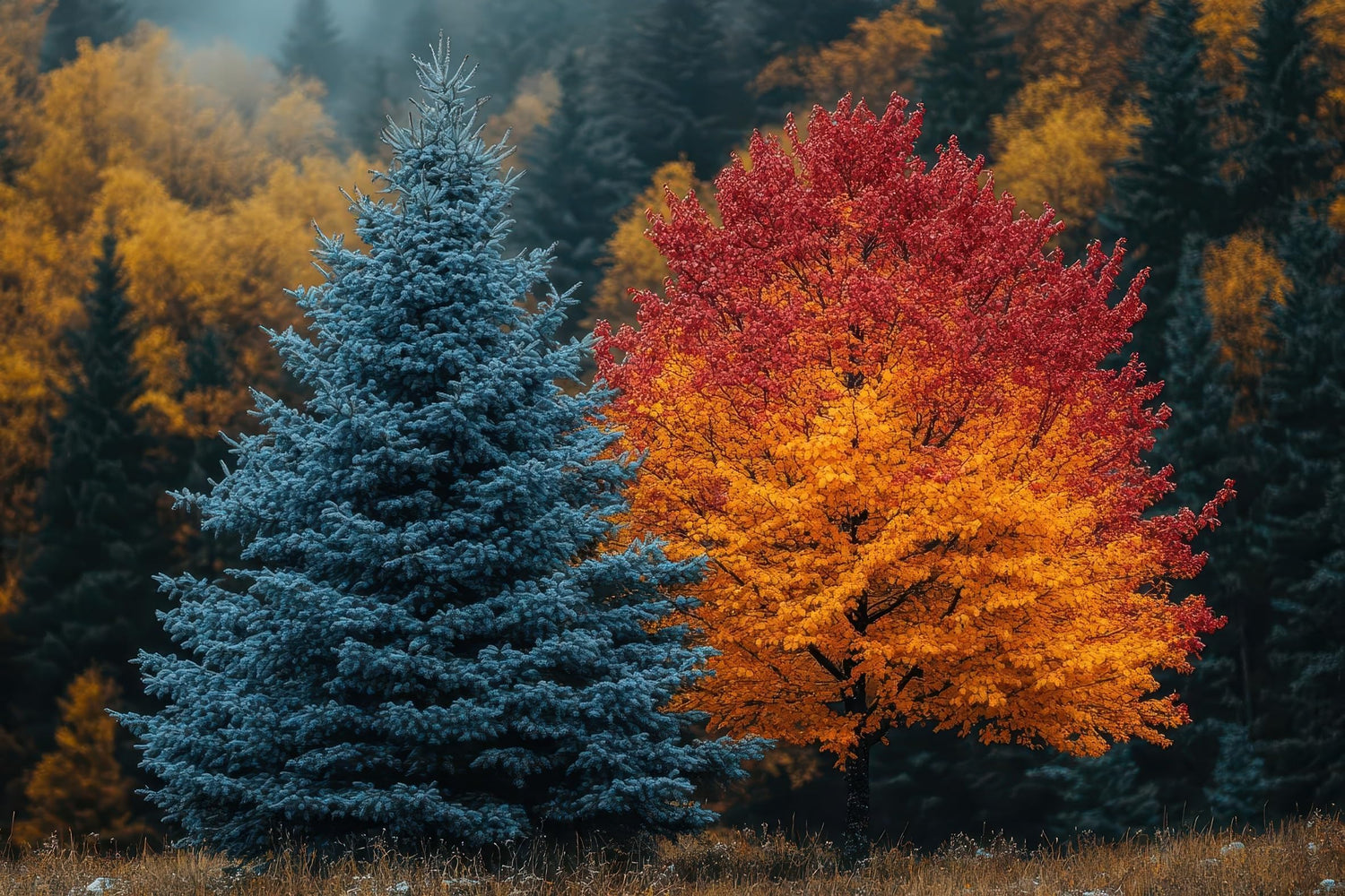 Red Oak Tree Seedlings for Planting - Fast Growing Privacy and Shade Trees