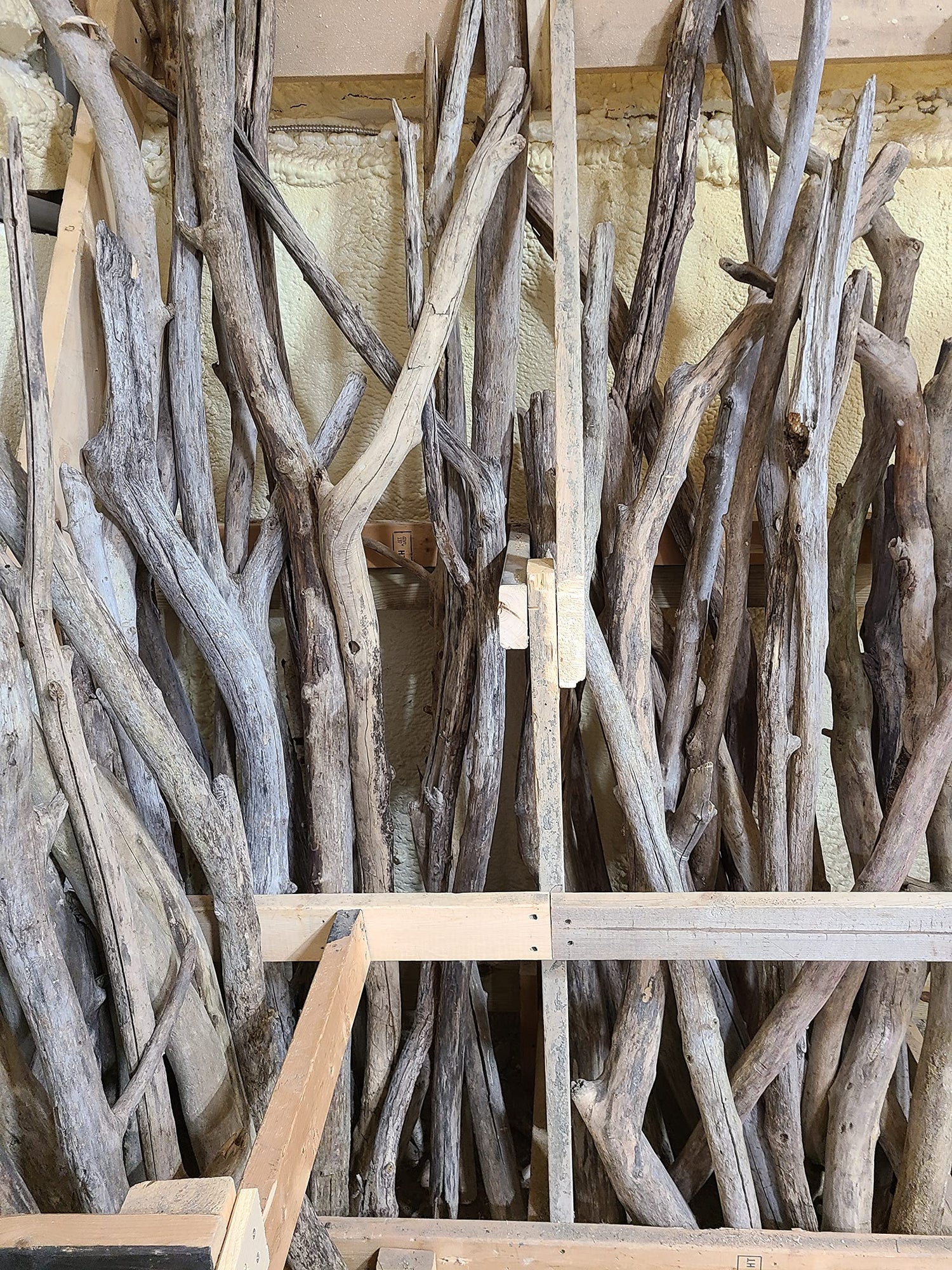 One Driftwood Pole - You Pick The Size - Rod Hanging Weaving Macrame DIY Closet Nursery Shower Craft, Wedding Decor, Vase Filler, Beach House, Boho